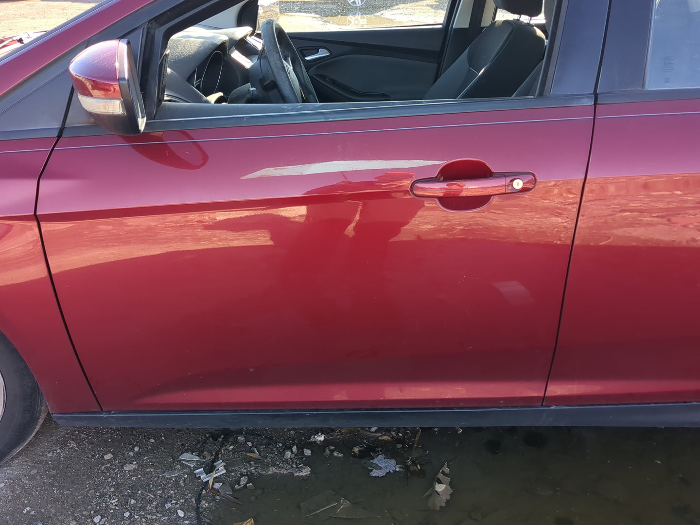 2012-2014 Ford Focus Driver Front Door Oem - Oemusedautoparts1.com