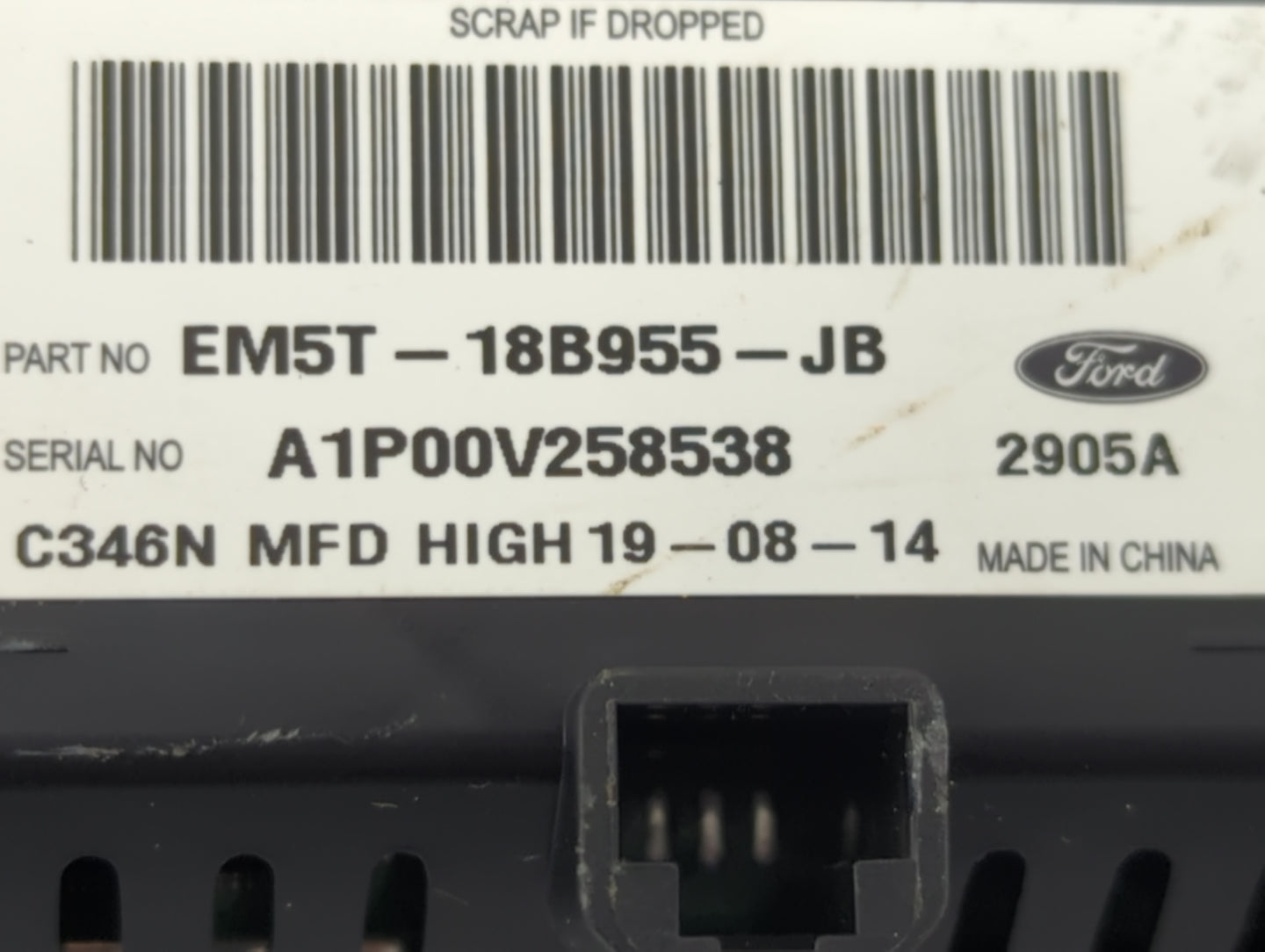 2014-2014 Ford Focus Information Display Screen - Oemusedautoparts1.com