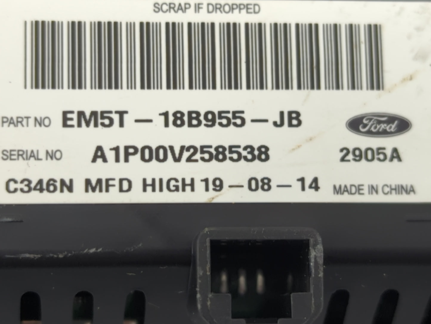 2014-2014 Ford Focus Information Display Screen - Oemusedautoparts1.com