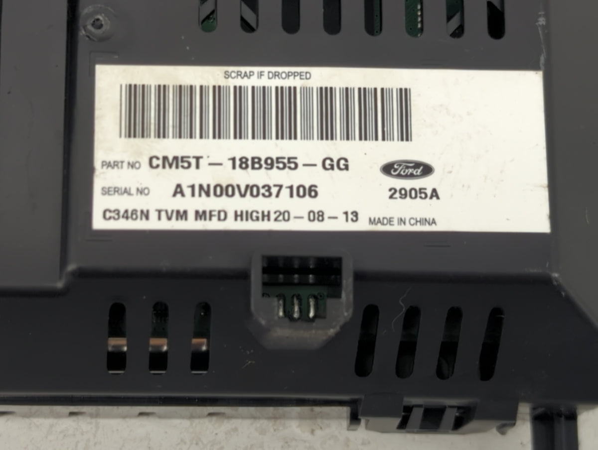 2012-2014 Ford Focus Information Radio Display Screen 1290239 - Oemusedautoparts1.com