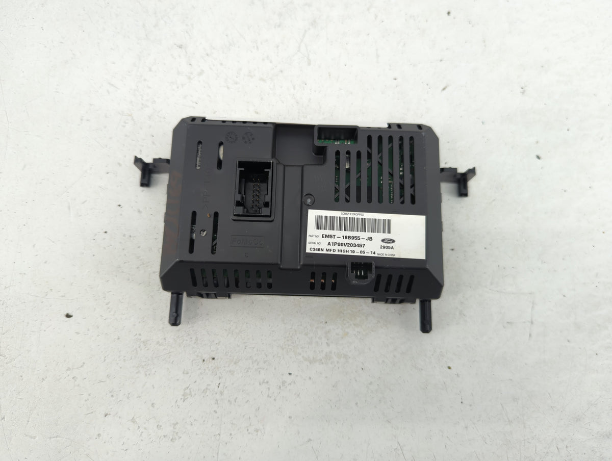 2014-2014 Ford Focus Information Radio Display Screen 1291519 - Oemusedautoparts1.com