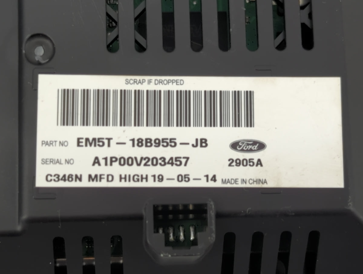2014-2014 Ford Focus Information Radio Display Screen 1291519 - Oemusedautoparts1.com