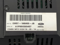 2014-2014 Ford Focus Information Radio Display Screen 1291519 - Oemusedautoparts1.com