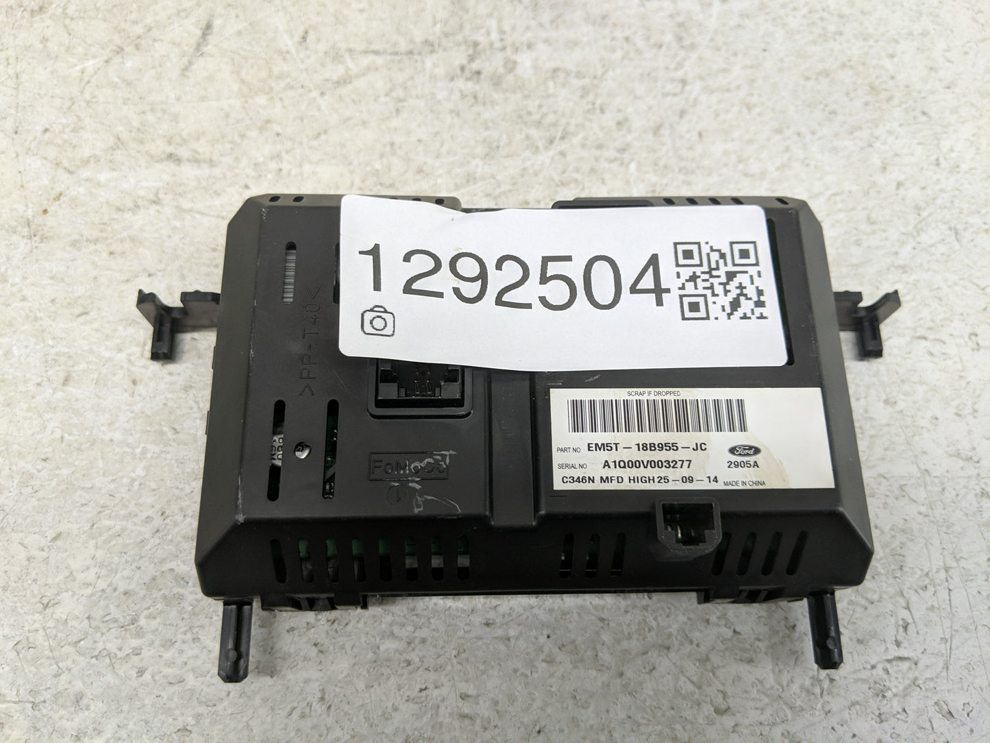 2012-2014 Ford Focus Information Display Screen - Oemusedautoparts1.com