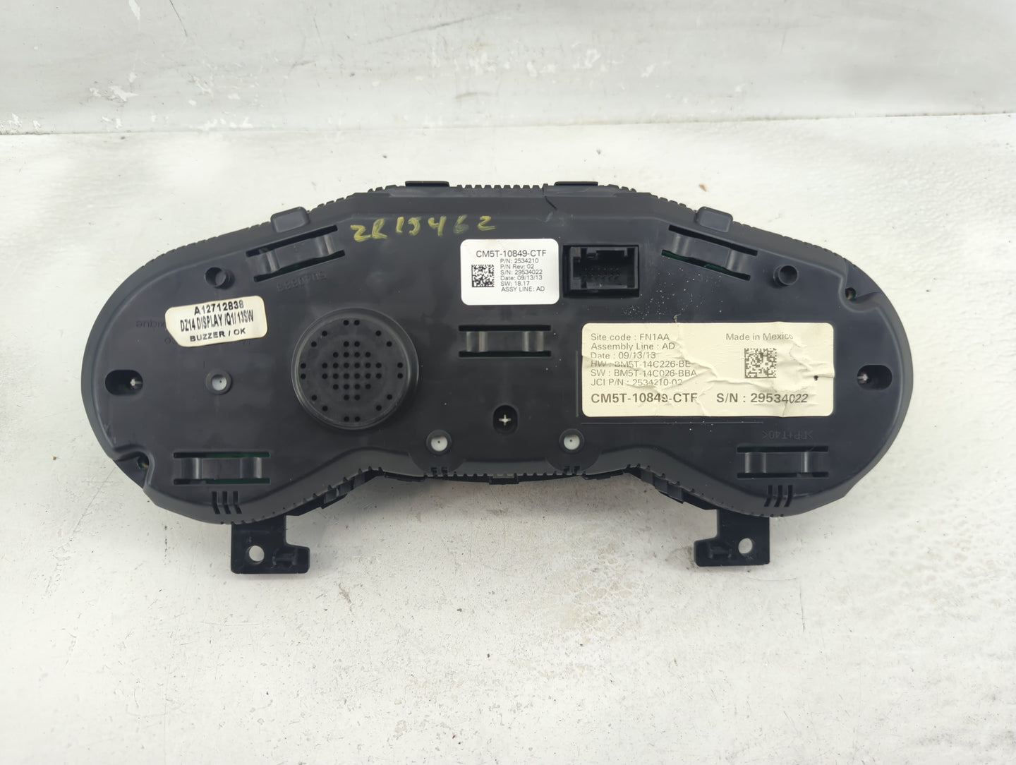 2013-2014 Ford Focus Instrument Cluster Speedometer Gauges P/N:CM5T-10849-CTF Fits Fits 2013 2014 OEM Used Auto Parts - Oemu