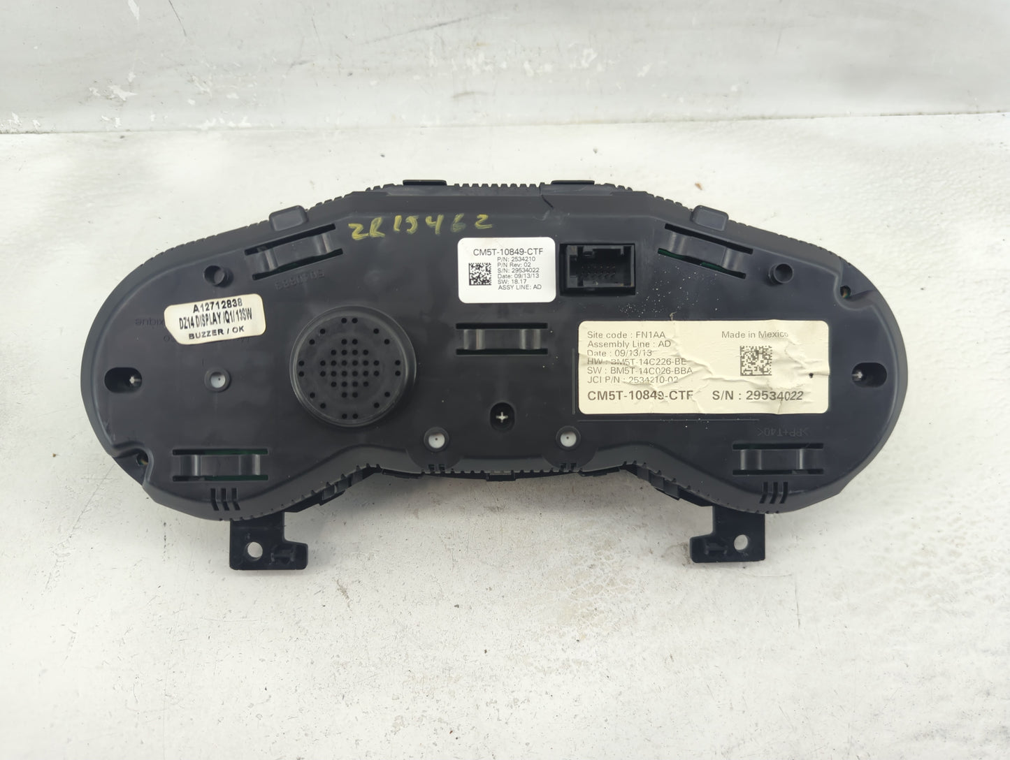 2013-2014 Ford Focus Instrument Cluster Speedometer Gauges P/N:CM5T-10849-CTF Fits Fits 2013 2014 OEM Used Auto Parts - Oemu