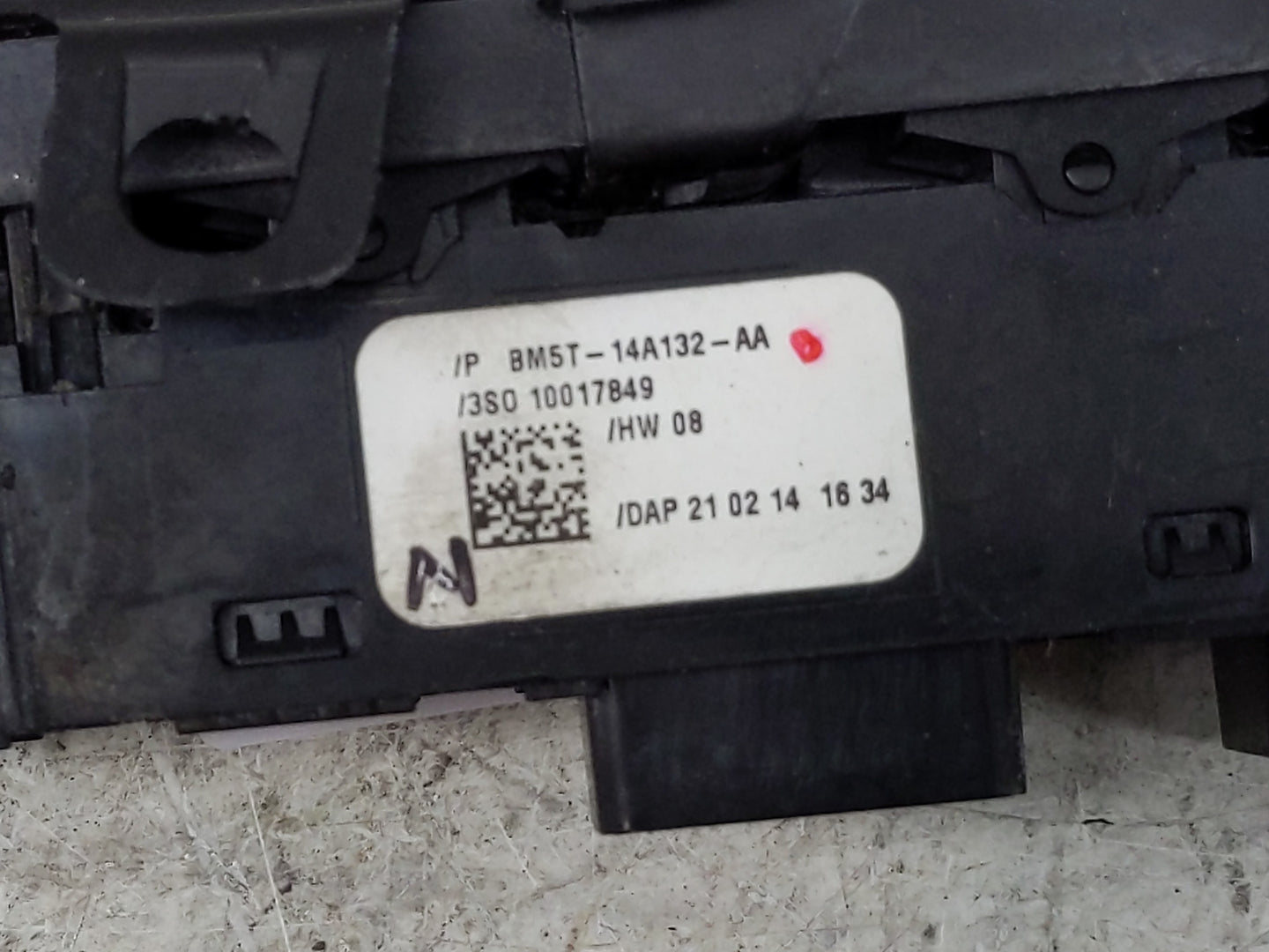 2012-2018 Ford Focus Master Power Window Switch Replacement Driver Side Left P/N:BM5T-14A132-AA Fits OEM Used Auto Parts - O