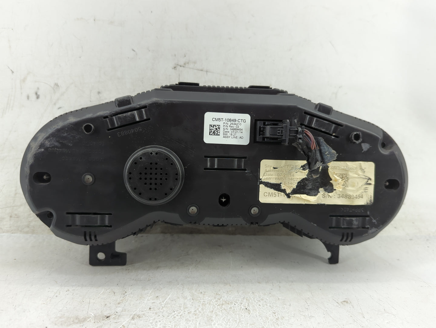 2013-2014 Ford Focus Instrument Cluster Speedometer Gauges P/N:CM5T-10849-CTG Fits Fits 2013 2014 OEM Used Auto Parts - Oemu