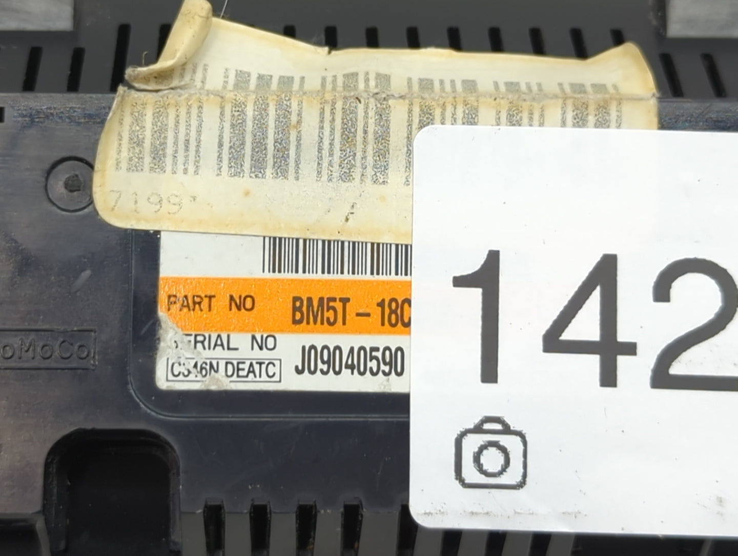 2014 Ford Focus Climate Control Module Temperature AC/Heater Replacement Fits OEM Used Auto Parts - Oemusedautoparts1.com