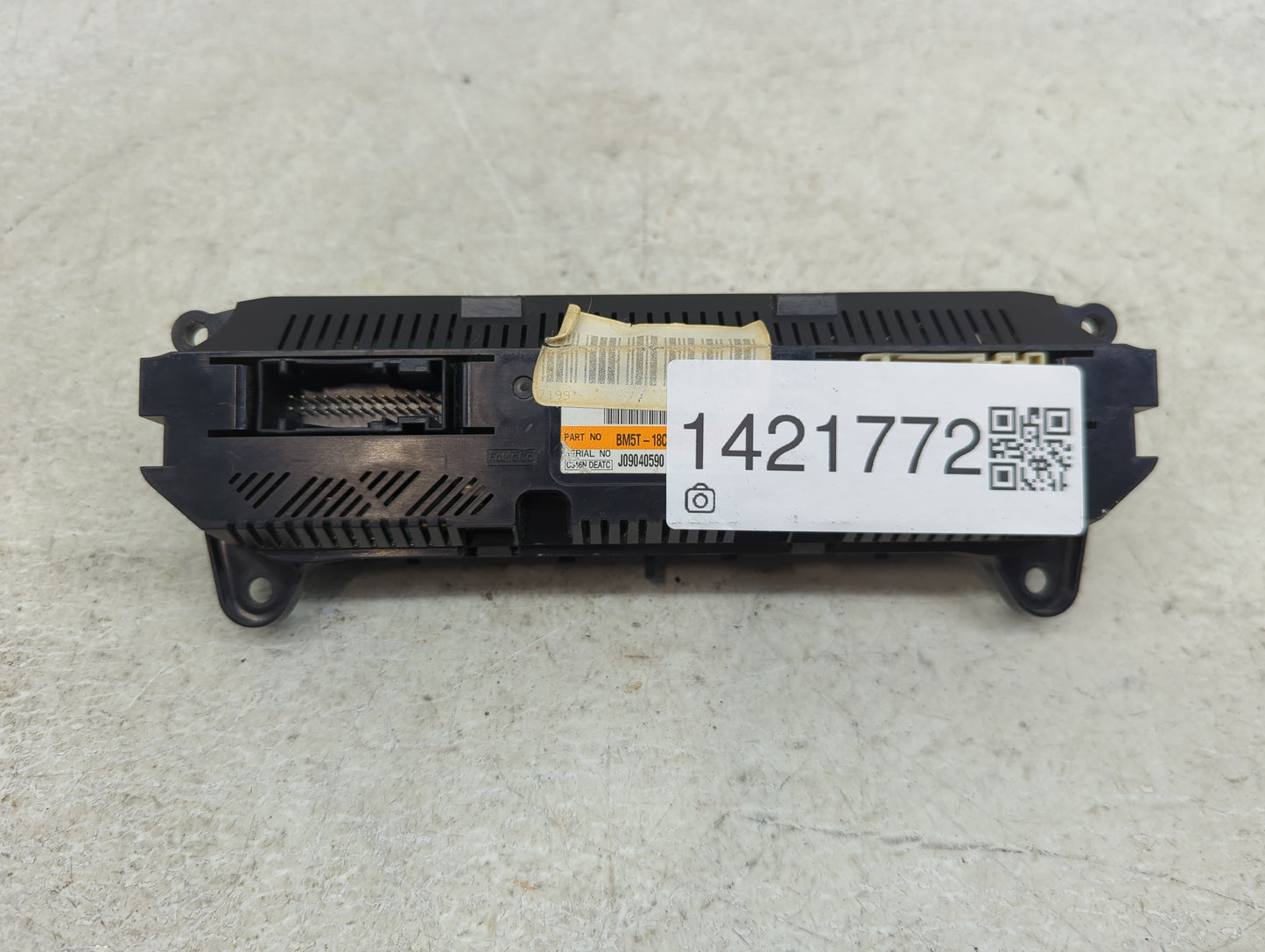 2014 Ford Focus Climate Control Module Temperature AC/Heater Replacement Fits OEM Used Auto Parts - Oemusedautoparts1.com