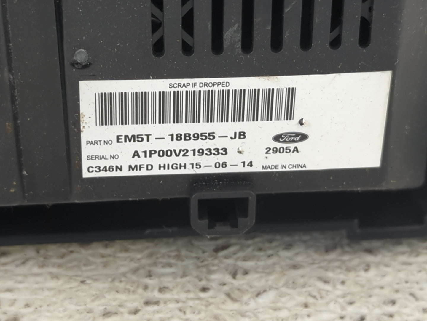 2014-2014 Ford Focus Information Display Screen - Oemusedautoparts1.com