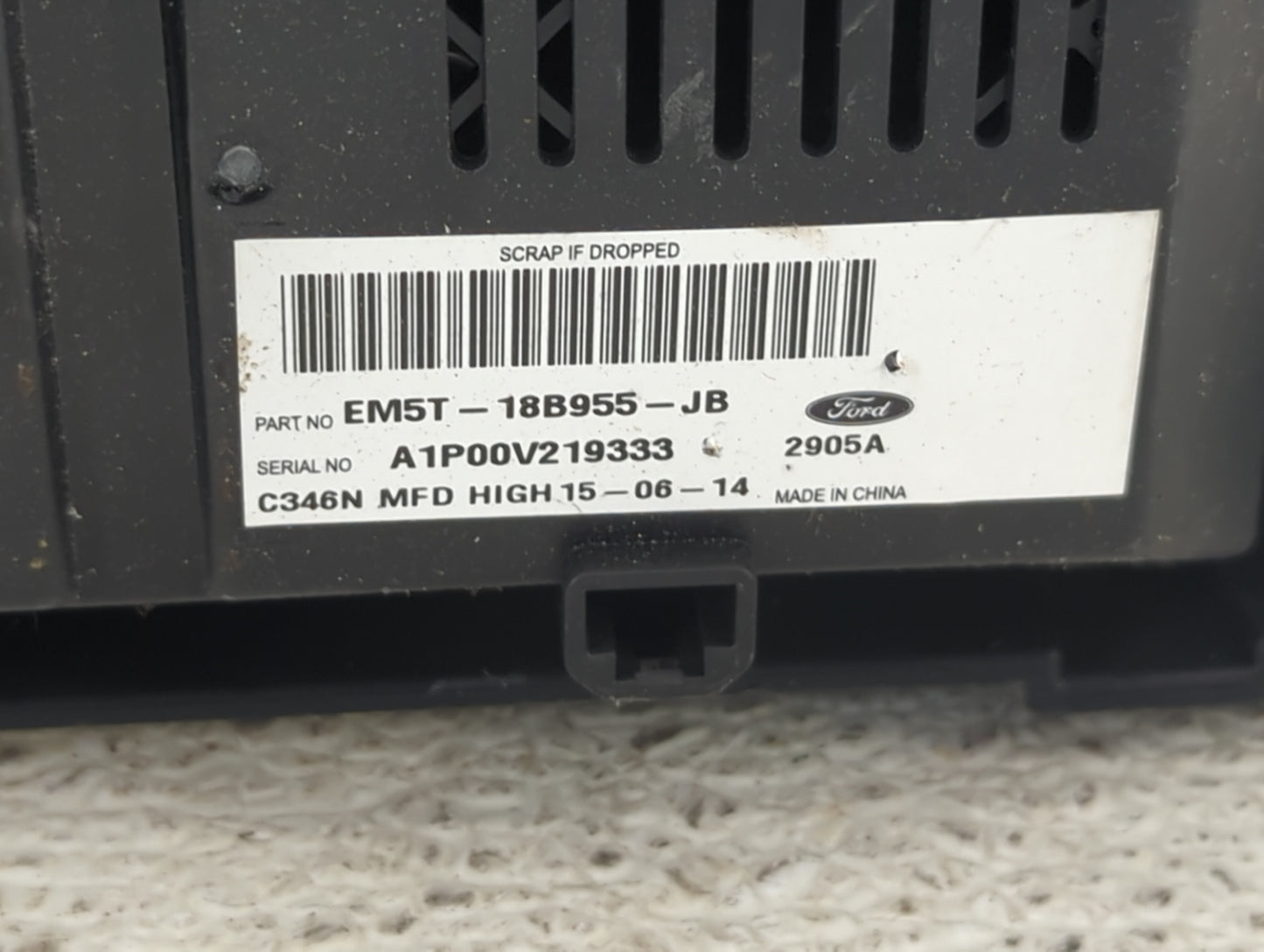 2014-2014 Ford Focus Information Display Screen - Oemusedautoparts1.com