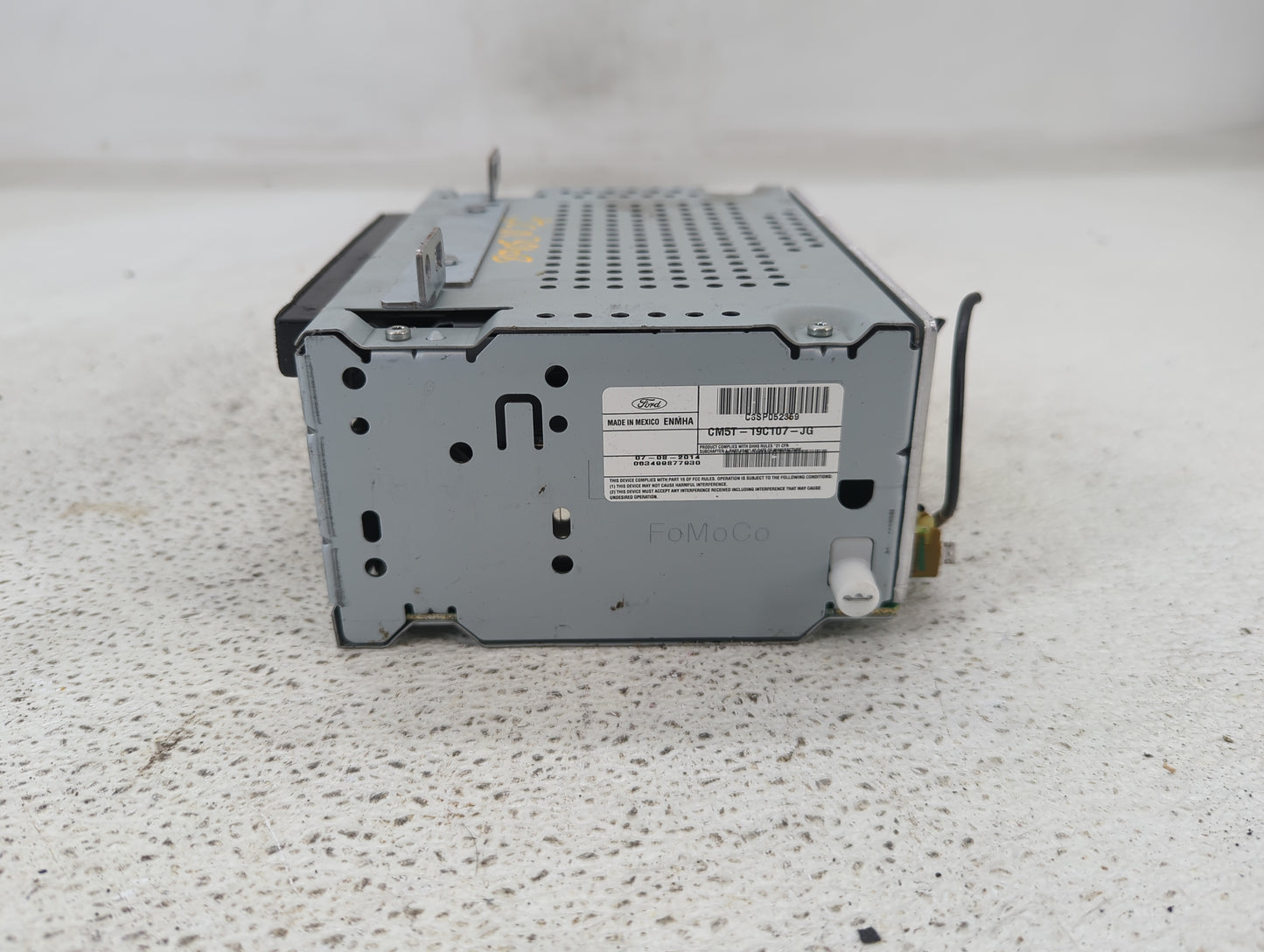 2012-2014 Ford Focus Radio AM FM Cd Player Receiver Replacement P/N:CM5T-19C107-JG Fits Fits 2012 2013 2014 OEM Used Auto Pa