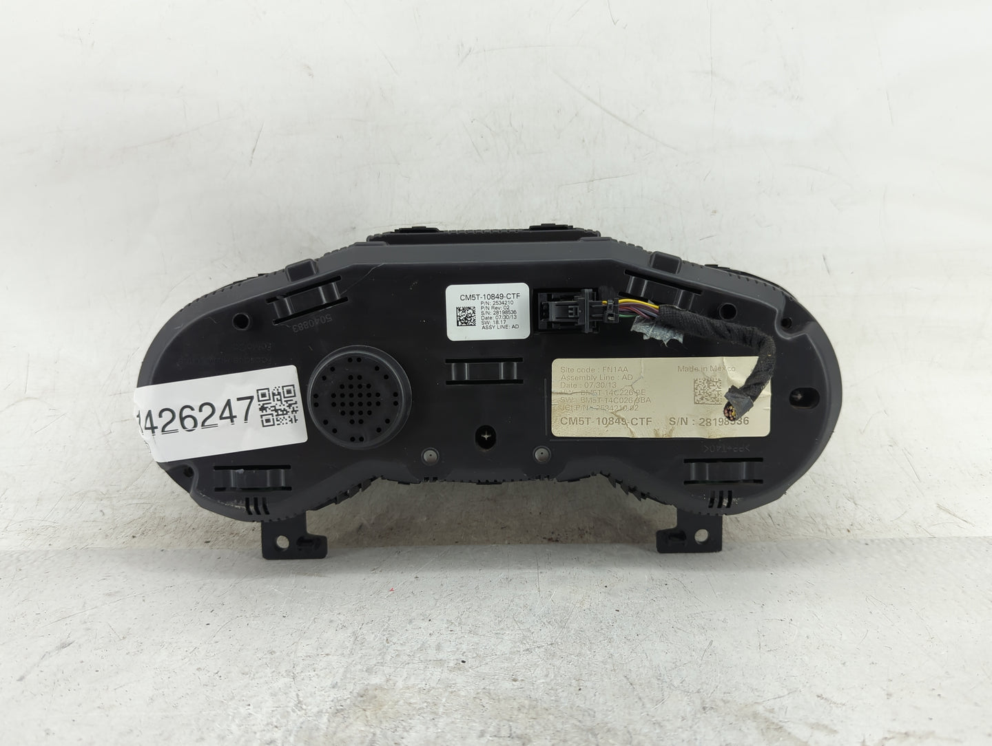 2013-2014 Ford Focus Instrument Cluster Speedometer Gauges P/N:CM5T-10849-CTF Fits Fits 2013 2014 OEM Used Auto Parts - Oemu