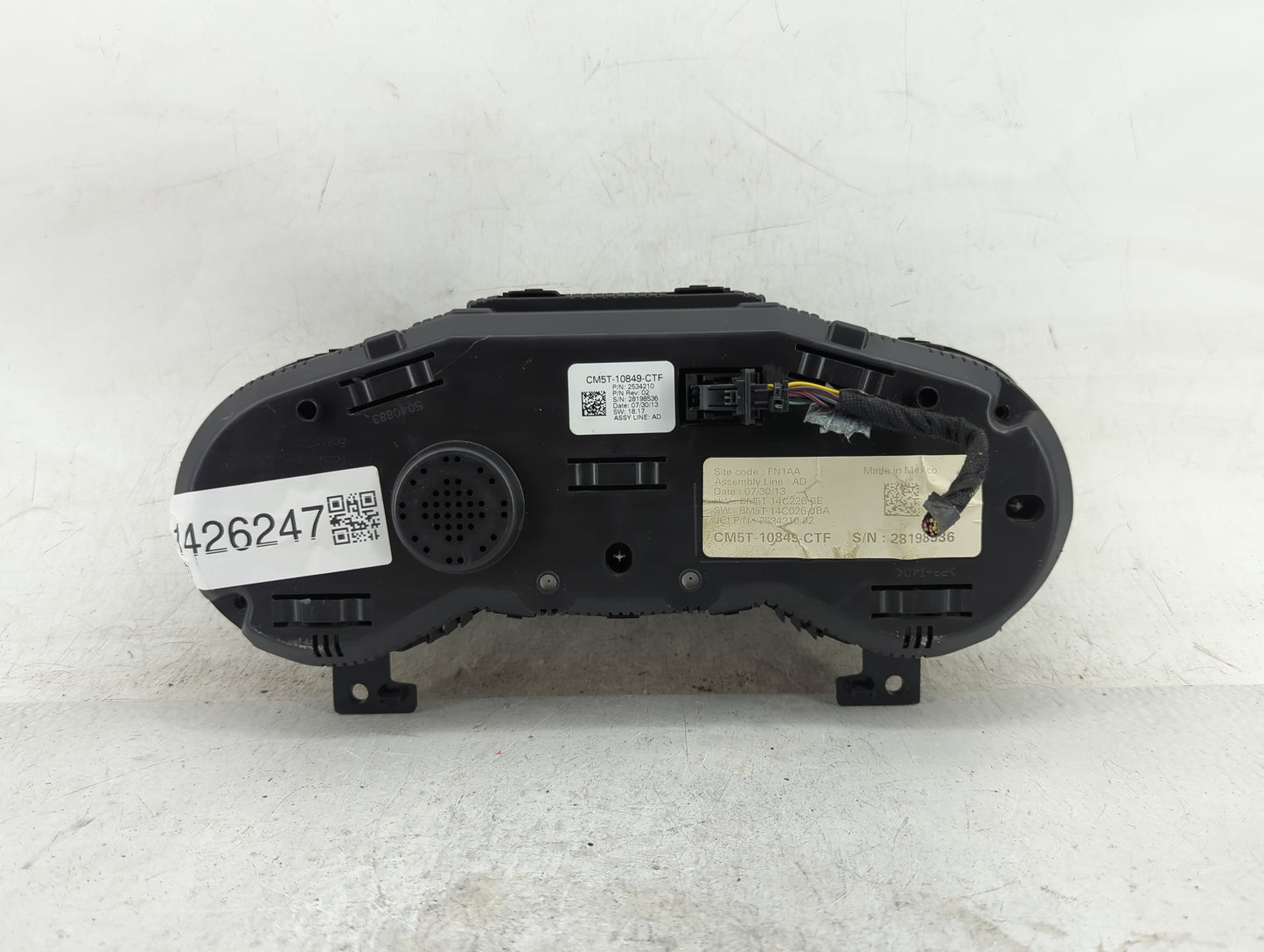 2013-2014 Ford Focus Instrument Cluster Speedometer Gauges P/N:CM5T-10849-CTF Fits Fits 2013 2014 OEM Used Auto Parts - Oemu