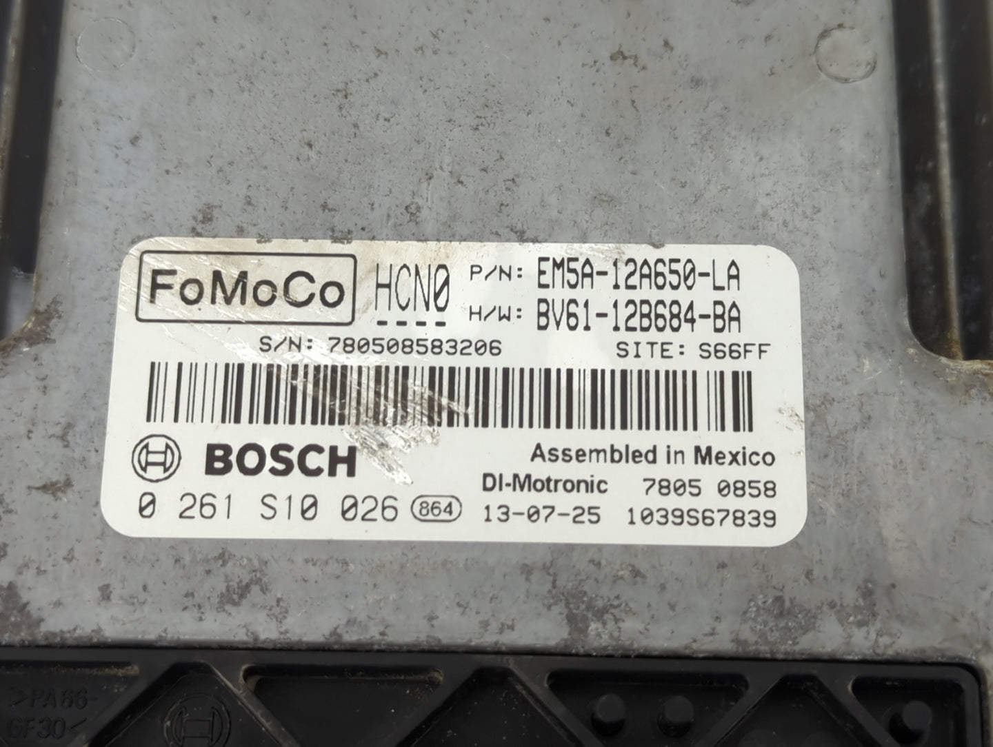 2014 Ford Focus PCM Engine Control Computer ECU ECM PCU OEM P/N:EM5A-LA Fits OEM Used Auto Parts - Oemusedautoparts1.com