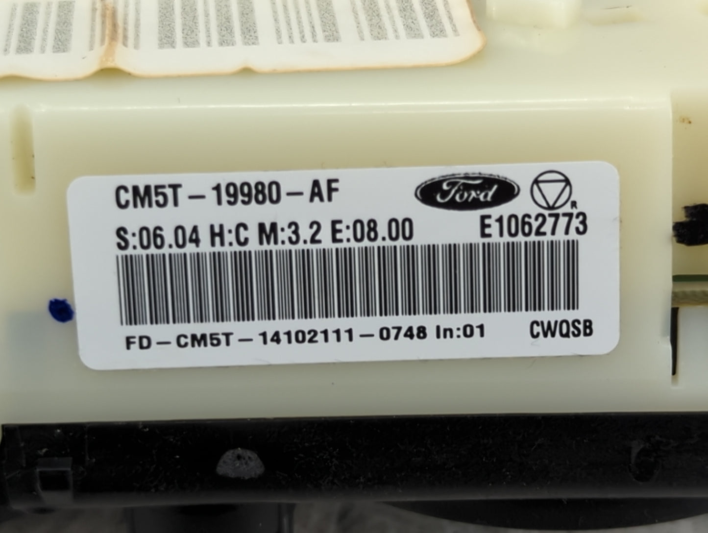2013-2014 Ford Focus Climate Control Module Temperature AC/Heater Replacement P/N:CM5T-19980-AF Fits Fits 2013 2014 OEM Used
