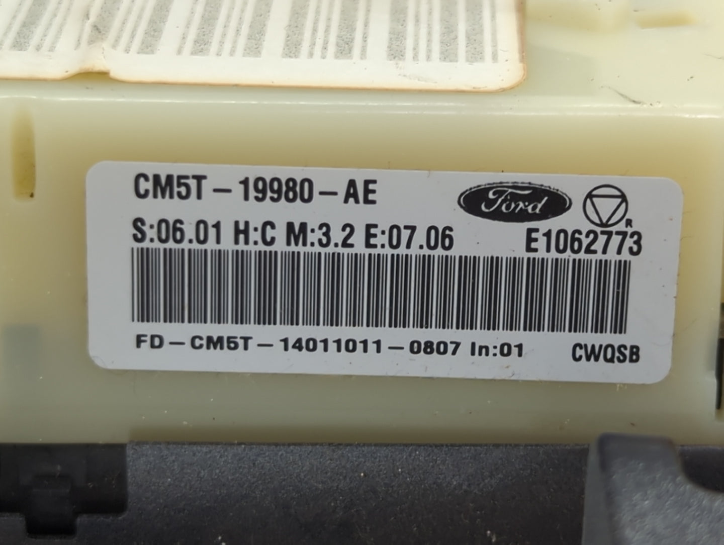2013-2014 Ford Focus Climate Control Module Temperature AC/Heater Replacement P/N:CM5T-19980-AE Fits Fits 2013 2014 OEM Used