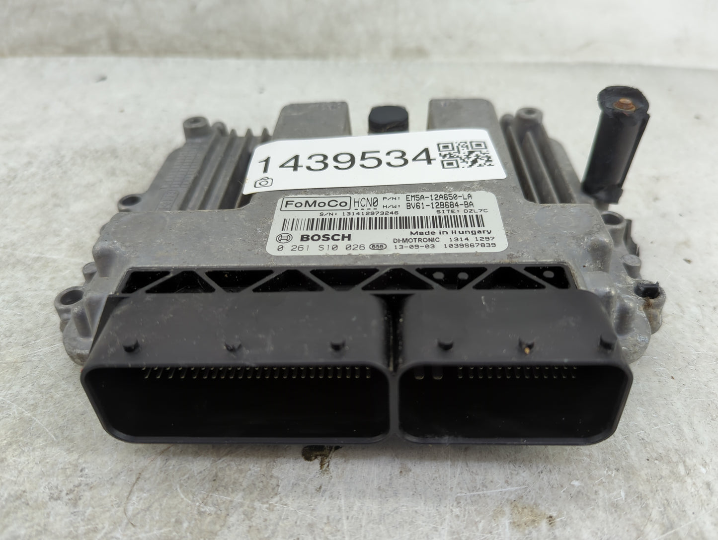 2014 Ford Focus PCM Engine Control Computer ECU ECM PCU OEM P/N:EM5A-12A650-LA BV61-12B684-BA, 0261S10026 Fits OEM Used Auto