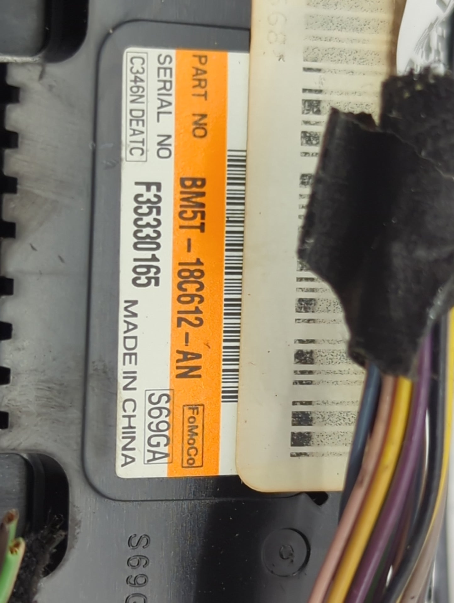 2014 Ford Focus Climate Control Module Temperature AC/Heater Replacement P/N:BM5T-18C612-AN Fits OEM Used Auto Parts - Oemus