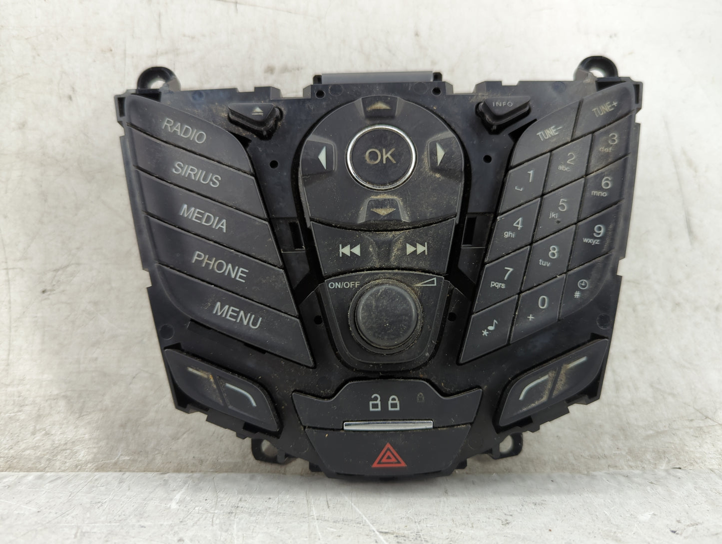 2013-2014 Ford Focus Radio AM FM Cd Player Receiver Replacement P/N:BM5T18K811KA Fits Fits 2013 2014 OEM Used Auto Parts - O