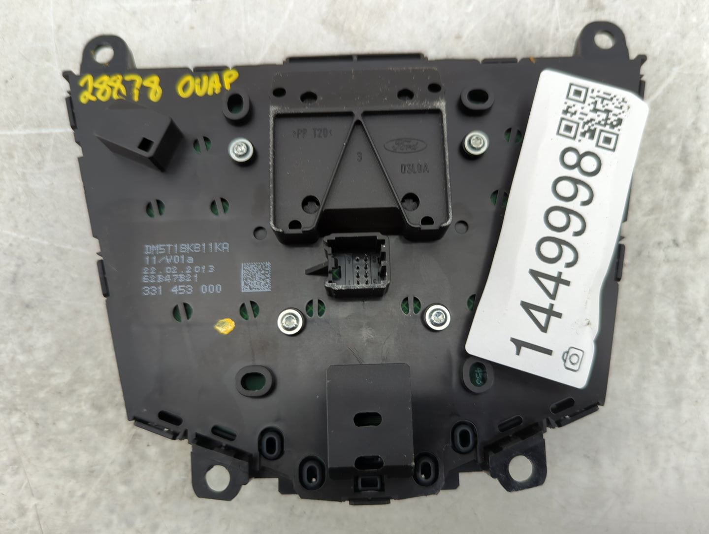 2013-2014 Ford Focus Radio Control Panel - Oemusedautoparts1.com