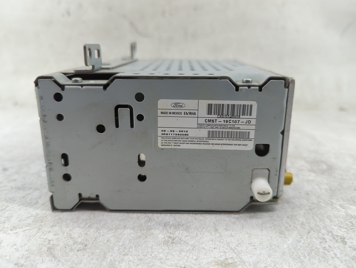 2012-2014 Ford Focus Radio AM FM Cd Player Receiver Replacement P/N:CM5T-19C107-JD Fits Fits 2012 2013 2014 OEM Used Auto Pa
