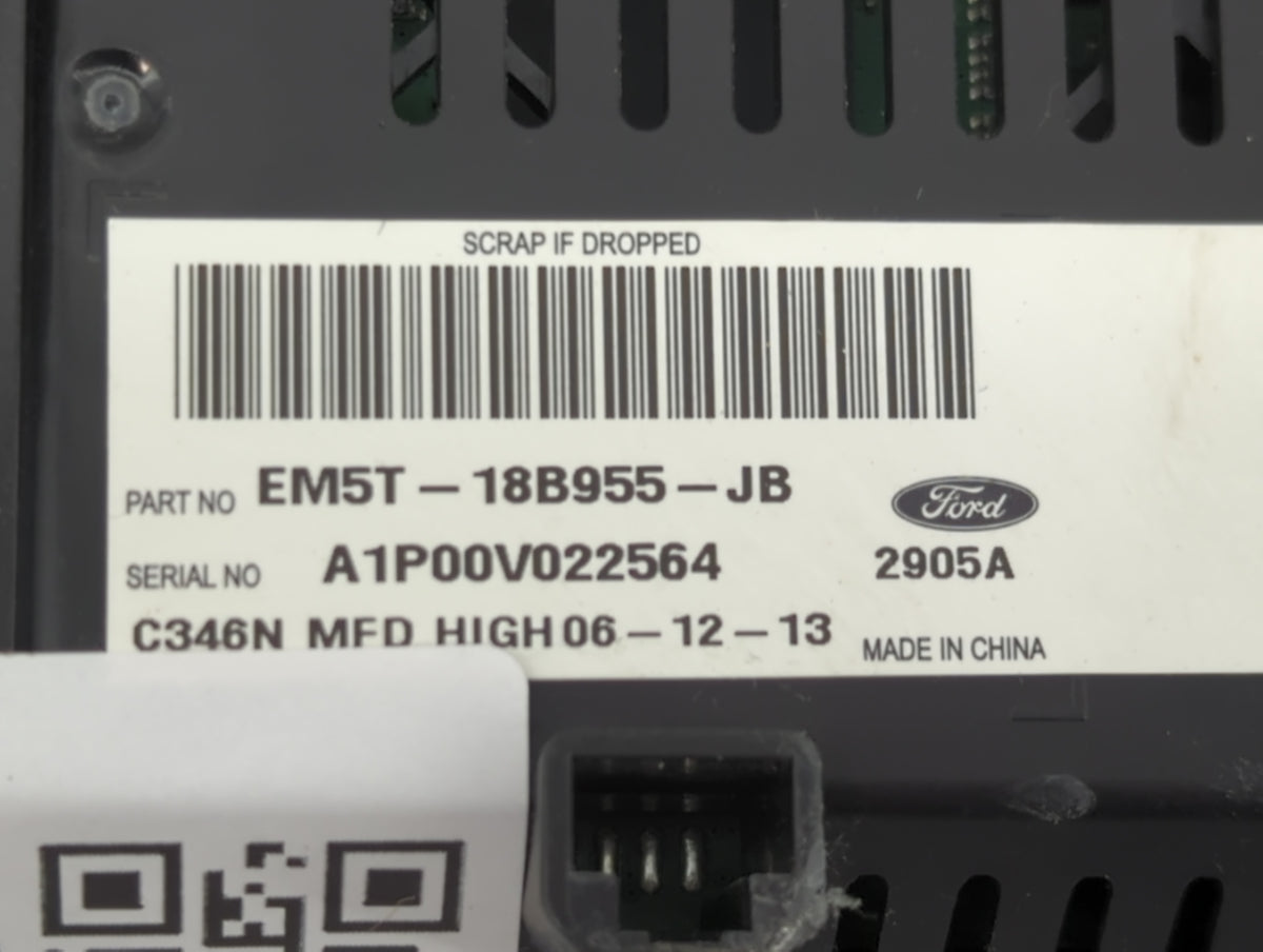 2014-2014 Ford Focus Information Radio Display Screen 1468709 - Oemusedautoparts1.com