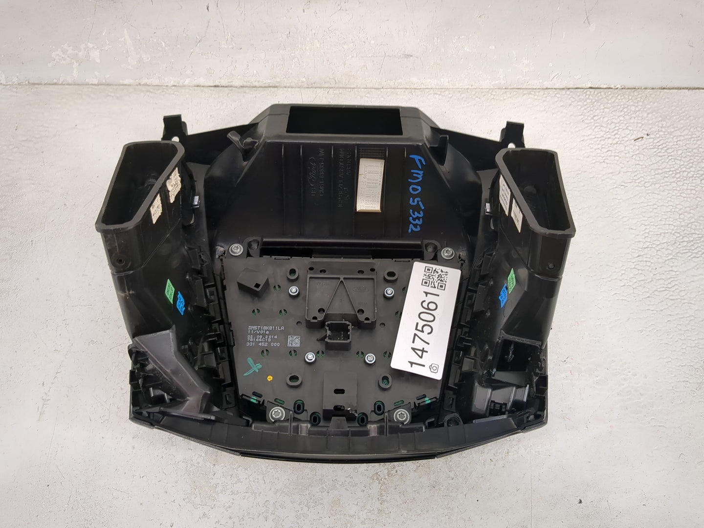2013-2014 Ford Focus Radio Control Panel Black - Oemusedautoparts1.com