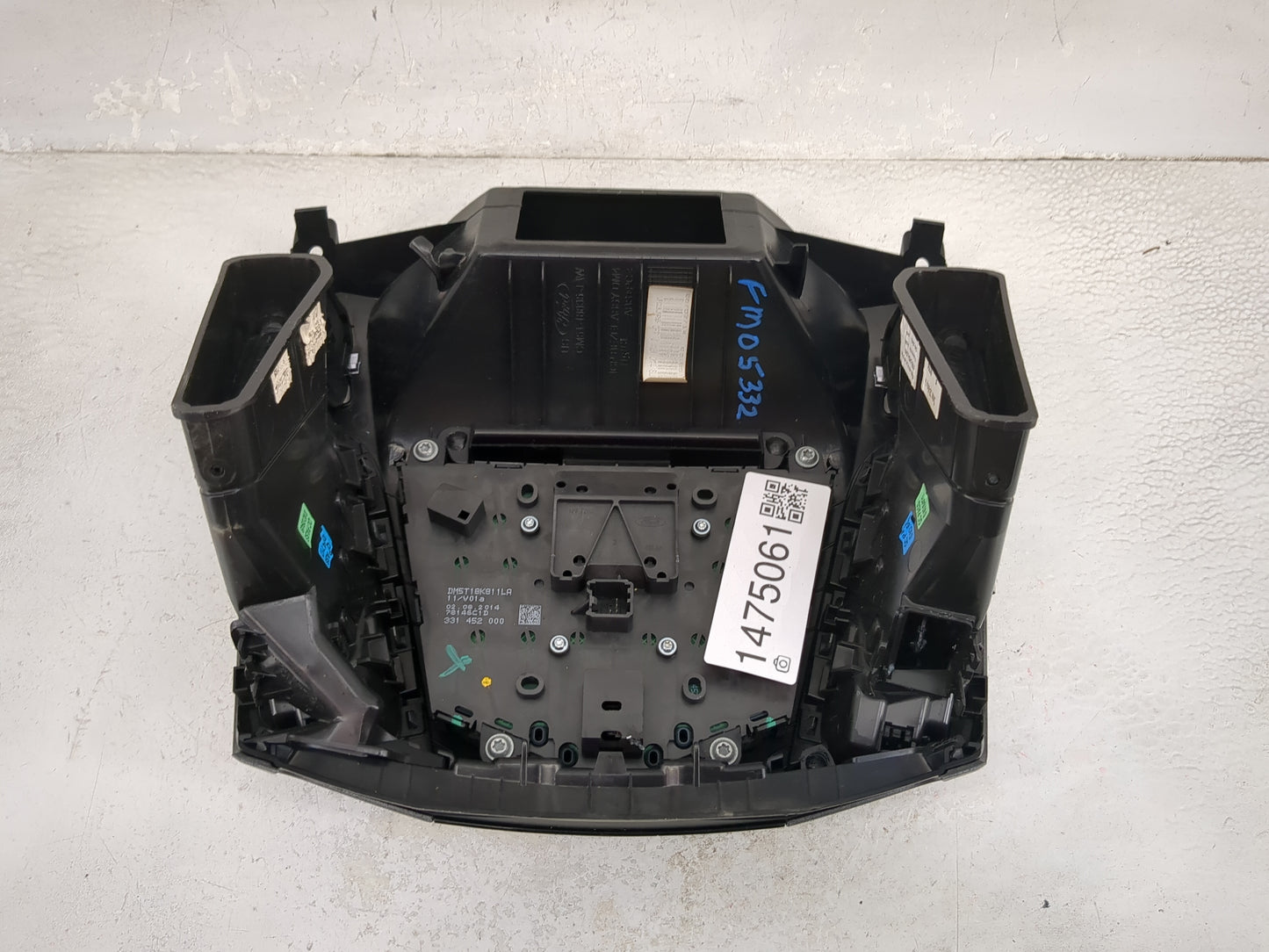 2013-2014 Ford Focus Radio Control Panel Black - Oemusedautoparts1.com