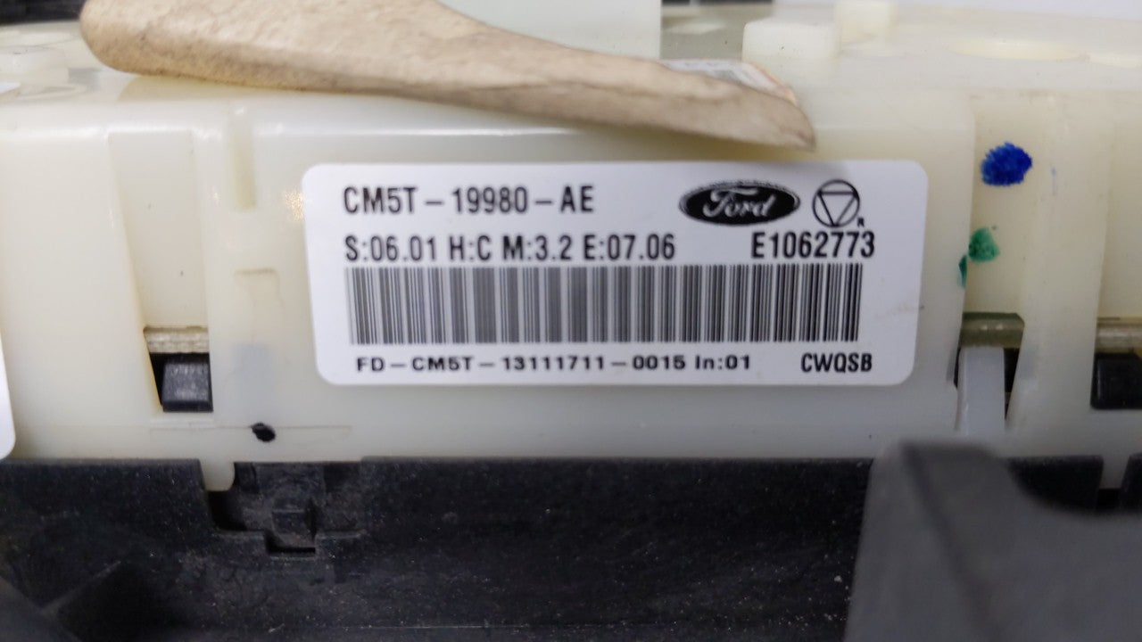 2013-2014 Ford Focus Climate Control Module Temperature AC/Heater Replacement P/N:CM5T-19980-AE Fits Fits 2013 2014 OEM Used