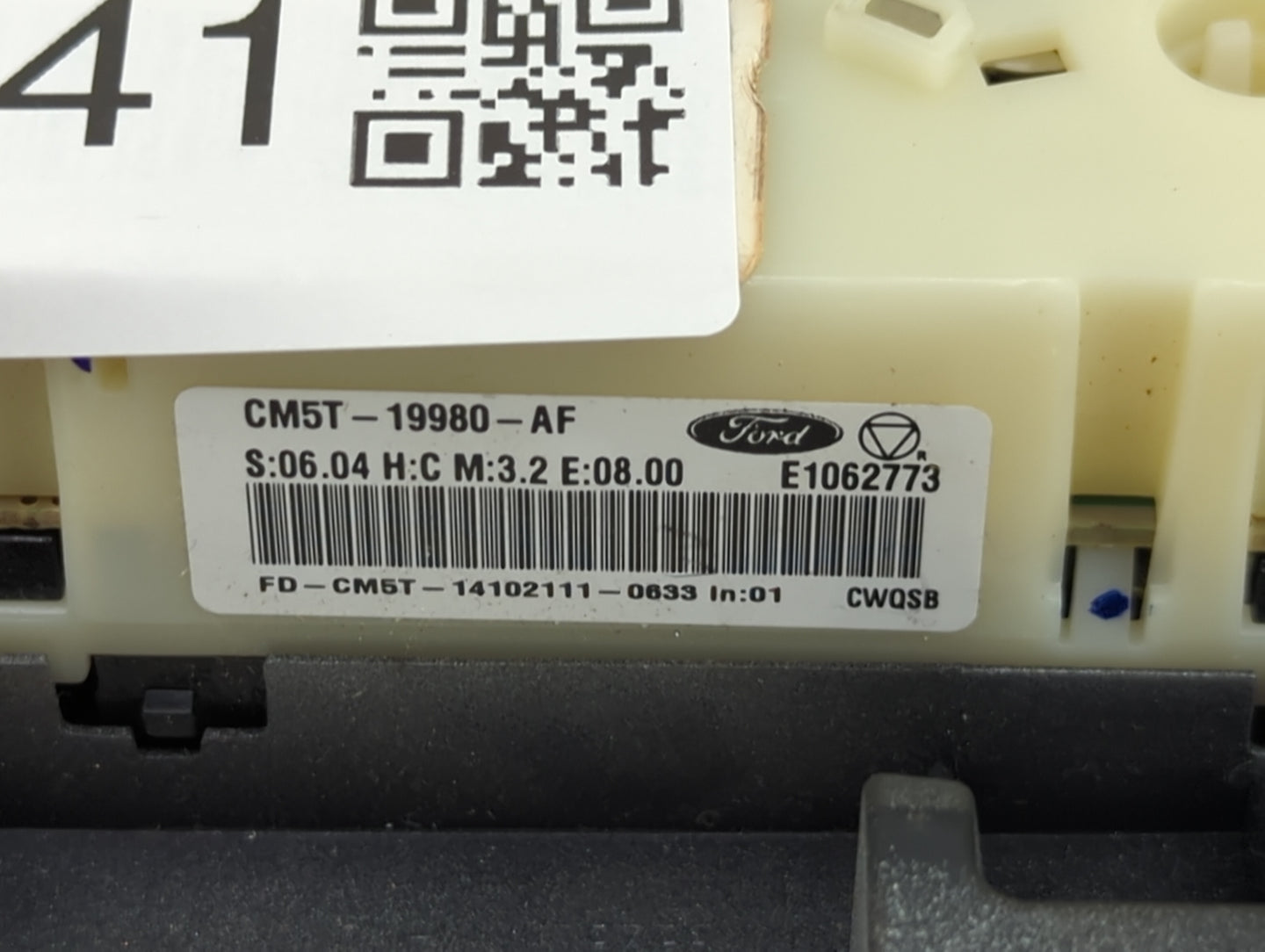 2013-2014 Ford Focus Climate Control Module Temperature AC/Heater Replacement P/N:CM5T-19980-AF Fits Fits 2013 2014 OEM Used