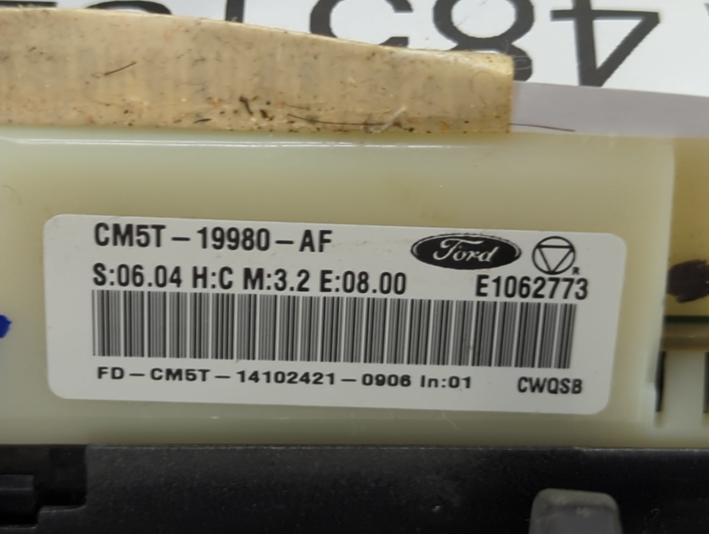 2013-2014 Ford Focus Climate Control Module Temperature AC/Heater Replacement P/N:CM5T-19980-AF Fits Fits 2013 2014 OEM Used