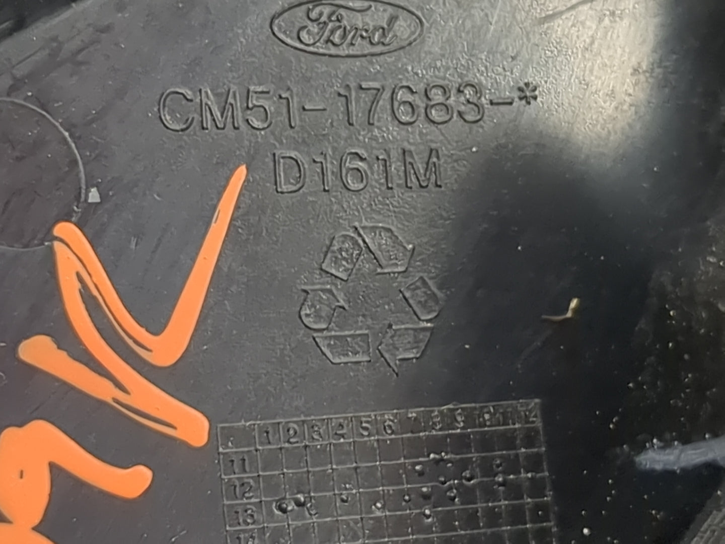 2012-2014 Ford Focus Passenger Side View Mirror - Right Door Mirror OEM Used - Oemusedautoparts1.com