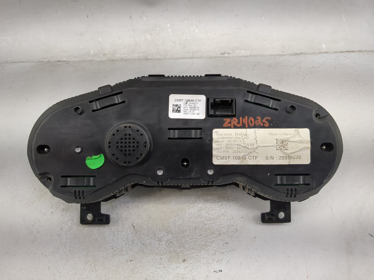 2013-2014 Ford Focus Instrument Cluster Speedometer Gauges P/N:CM5T-10849-CTF BM5T-14C226-BE Miles: Fits Fits 2013 2014 OEM 
