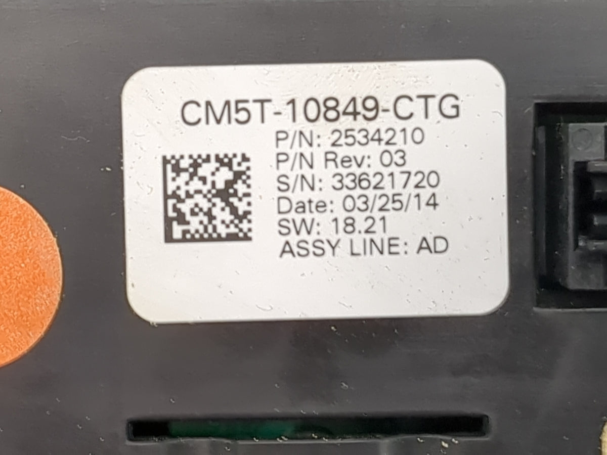 2012-2018 Ford Focus Instrument Cluster Speedometer Gauges P/N:CM5T-10849-CTG 2534210 Miles:64K Fits OEM Used Auto Parts - O
