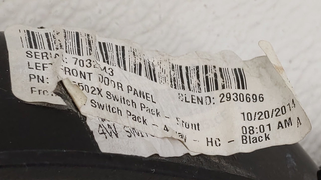 2012-2018 Ford Focus Master Power Window Switch Replacement Driver Side Left P/N:BM5T-14A132-AA BM5T-14A132-AB Fits OEM Used