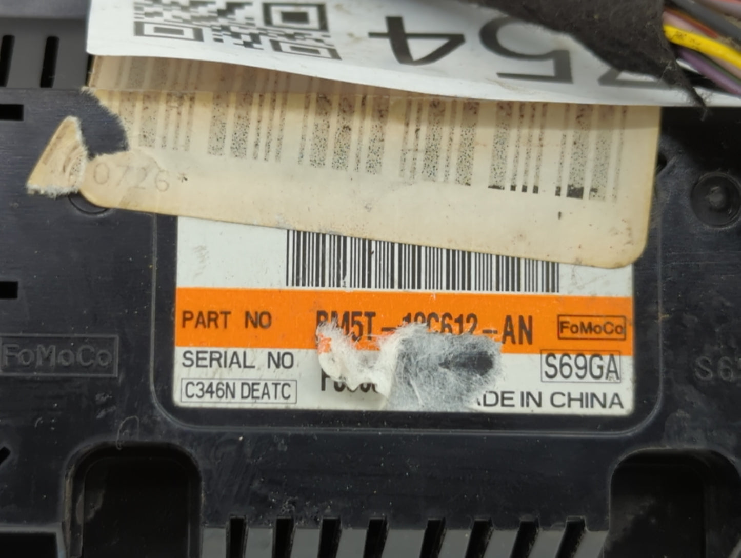 2014 Ford Focus Climate Control Module Temperature AC/Heater Replacement P/N:BM5T-18C612-AN BM5T-18C612-AM Fits OEM Used Aut