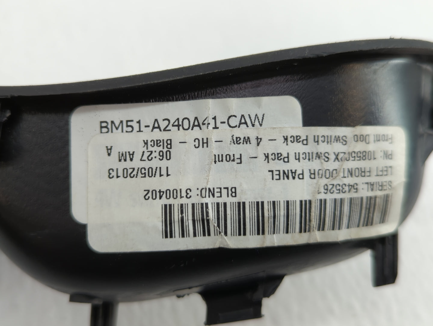 2012-2018 Ford Focus Master Power Window Switch Replacement Driver Side Left P/N:BM51-A240A41-CAW 1085502X Fits OEM Used Aut