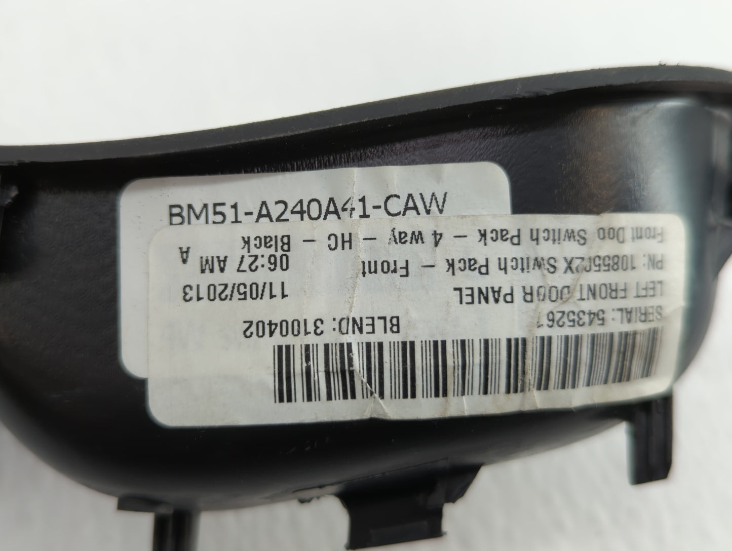 2012-2018 Ford Focus Master Power Window Switch Replacement Driver Side Left P/N:BM51-A240A41-CAW 1085502X Fits OEM Used Aut