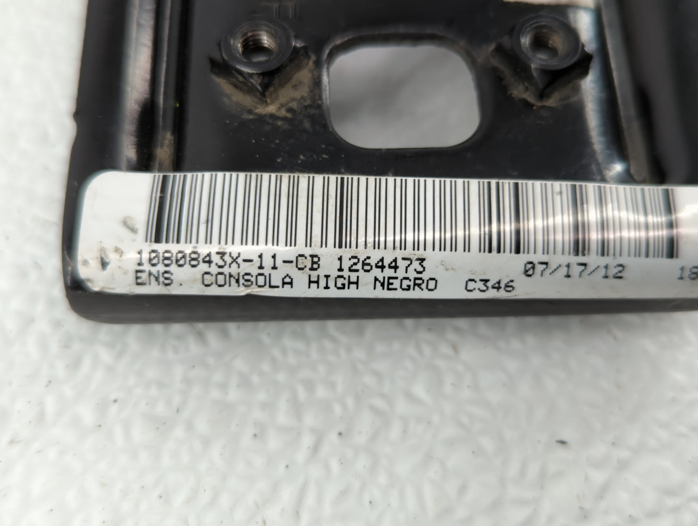 2012-2014 Ford Focus Overhead Roof Console Interior Dome Light Black - Oemusedautoparts1.com