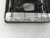 2012-2014 Ford Focus Overhead Roof Console Interior Dome Light Black - Oemusedautoparts1.com
