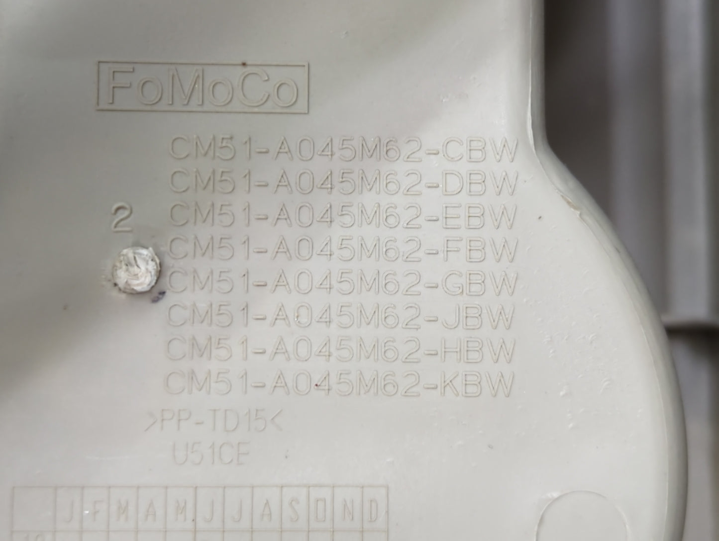 2012-2014 Ford Focus Overhead Roof Console Interior Dome Light - Oemusedautoparts1.com