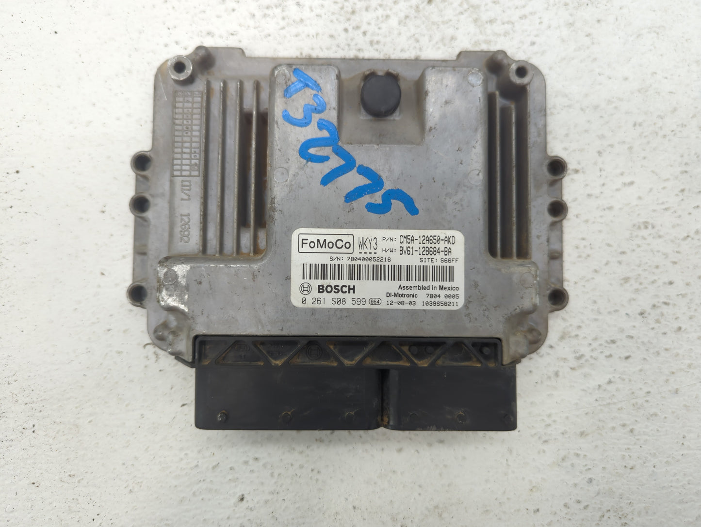 2012-2014 Ford Focus PCM Engine Control Computer ECU ECM PCU OEM P/N:CM5A-12A650-AKD EM5A-12A650-LA Fits Fits 2012 2013 2014