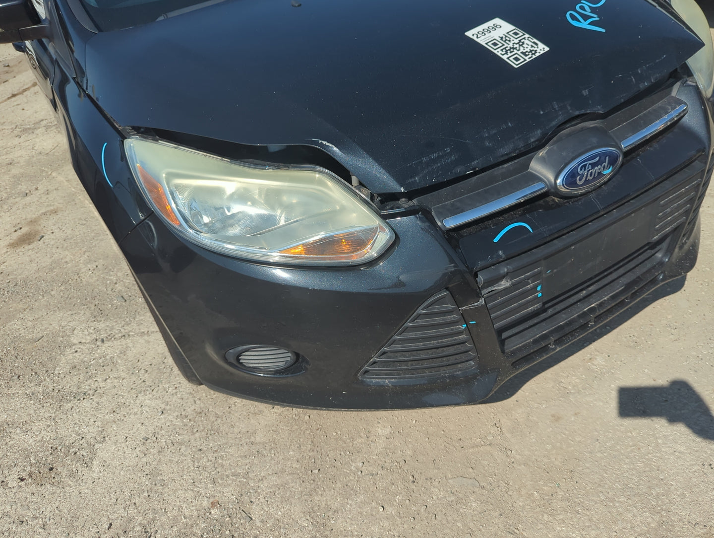 2014-2014 Ford Focus Front Bumper - Oem - Oemusedautoparts1.com