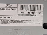 2012-2014 Ford Focus Radio AM FM Cd Player Receiver Replacement P/N:CM5T-19C107-HE Fits Fits 2012 2013 2014 OEM Used Auto Pa