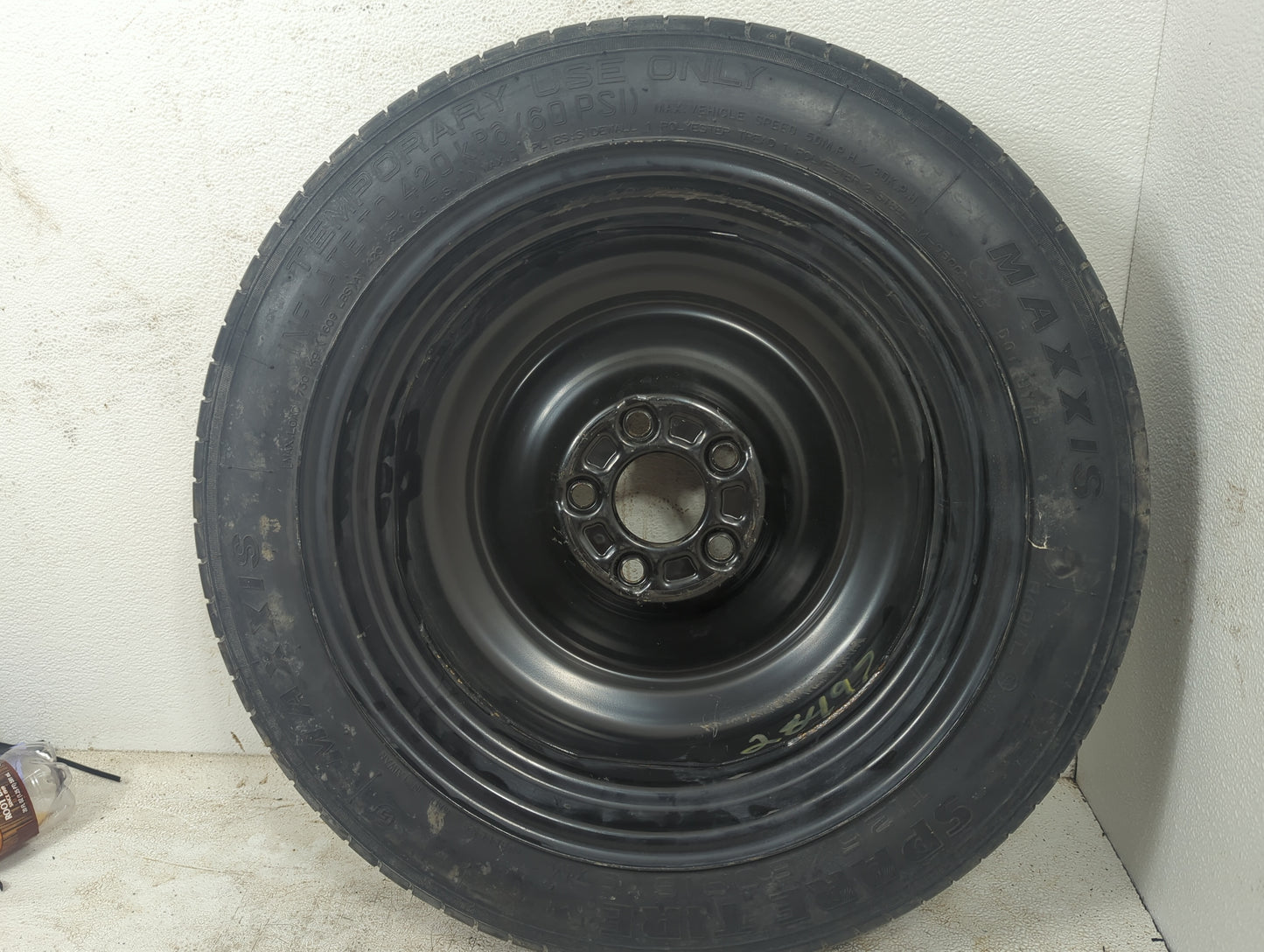 2012-2018 Ford Focus Spare Donut Tire Wheel Rim Oem 5034587 - Oemusedautoparts1.com