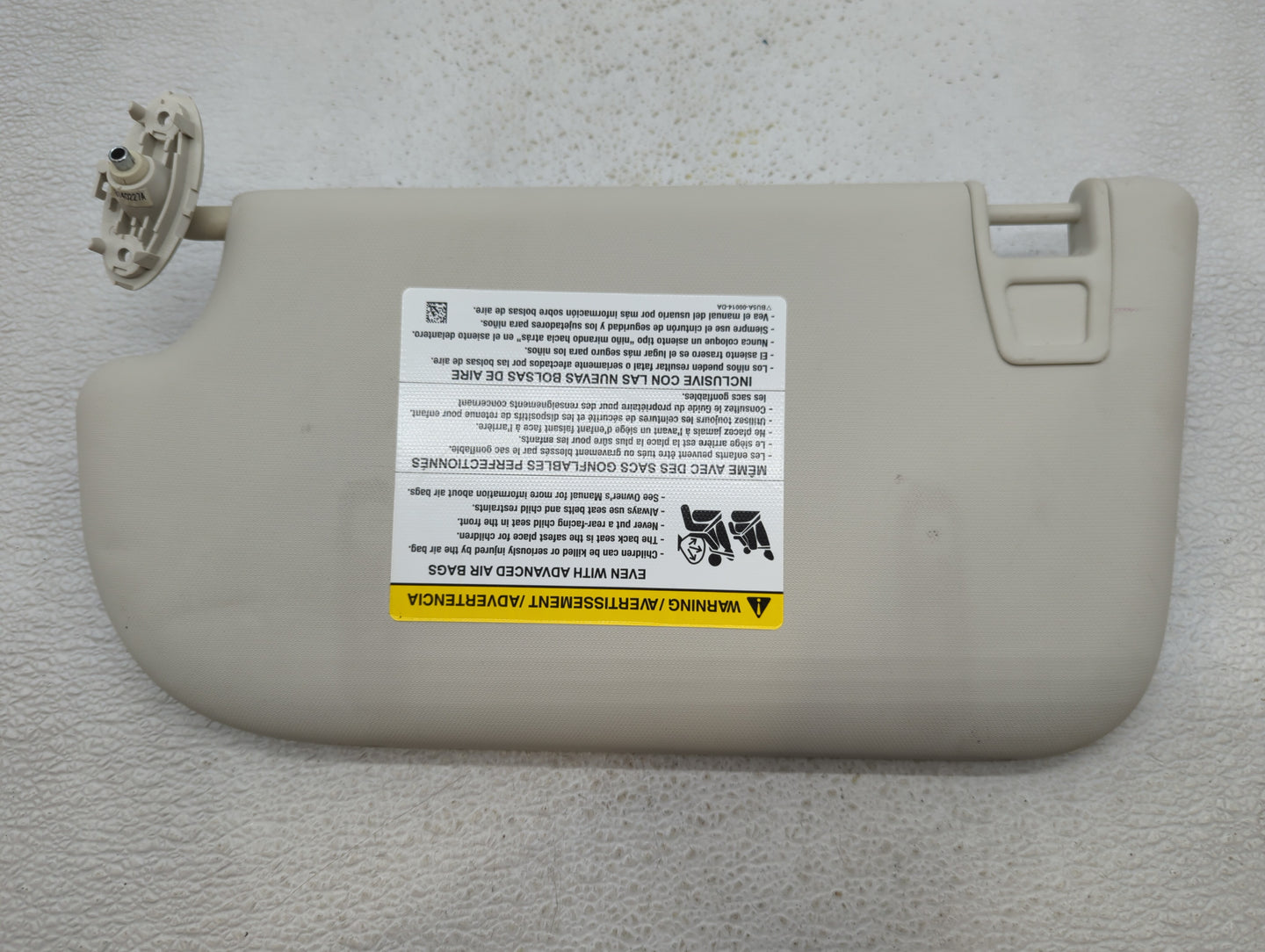 2013-2015 Ford Focus Sun Visor Shade Replacement Passenger Right Mirror Fits Fits 2013 2014 2015 OEM Used Auto Parts - Oemus