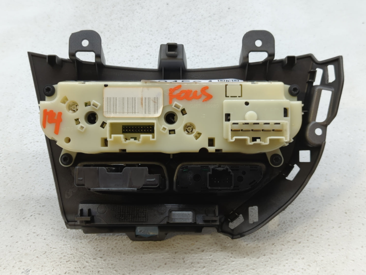 2014 Ford Focus Climate Control Module Temperature AC/Heater Replacement P/N:CM5T-19980-AF BM5T-18C612-AN Fits OEM Used Auto