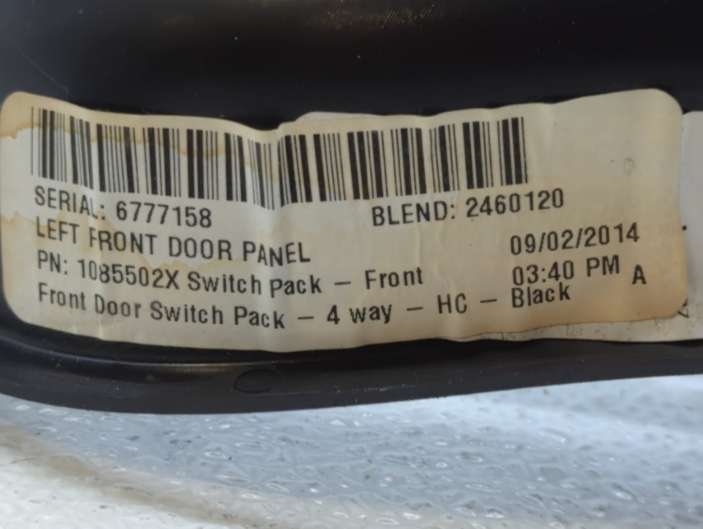 2012-2018 Ford Focus Master Power Window Switch Replacement Driver Side Left P/N:BM5T-14A132-AA Fits OEM Used Auto Parts - O